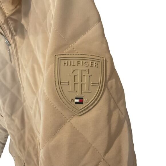 Tommy Hilfiger S/P Quilted Light Weight Cream Jacket - Picture 4 of 9
